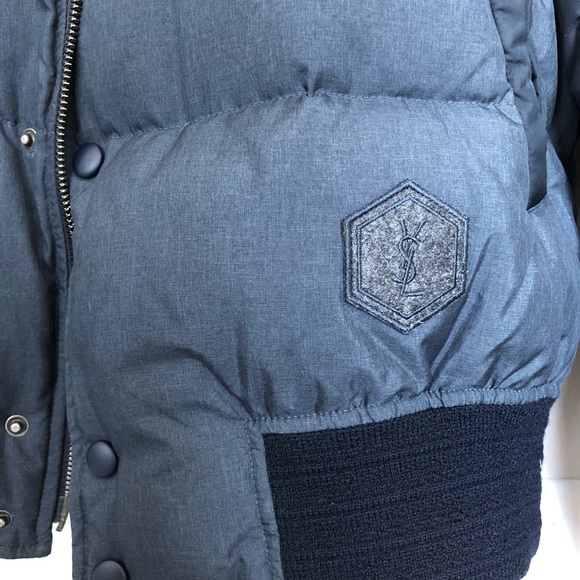 Yves Saint Laurent bomber puffer down jacket mens - Picture 4 of 7